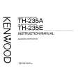 KENWOOD TH-235A Owner's Manual cover photo