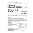 PIONEER SDV-P7 Service Manual cover photo