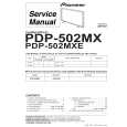 PIONEER PDP-502MXE/YVLDK Service Manual cover photo