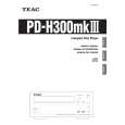 TEAC PDH300MK3 Owner's Manual cover photo