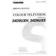 TOSHIBA 34D9UXE Service Manual cover photo