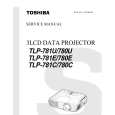 TOSHIBA TLP780U,E,C Service Manual cover photo