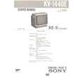 SONY KV1440AS Service Manual cover photo