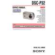 SONY DSCP32 Service Manual cover photo