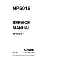 CANON NP6018 Service Manual cover photo