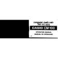 CASIO CM100 Owner's Manual cover photo