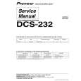 PIONEER DCS-232/WXJ/RE5 Service Manual cover photo