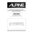 ALPINE 3552 Owner's Manual cover photo