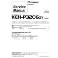 PIONEER KEH-P3206 Service Manual cover photo