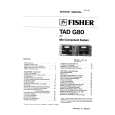 FISHER TADG80 Service Manual cover photo