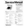 TECHNICS SL-QX200 Service Manual cover photo