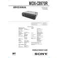SONY MDXC8970R Service Manual cover photo