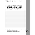 PIONEER DBR-S220F/NYXK/FR Owner's Manual cover photo