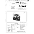 AIWA TPR216 Service Manual cover photo