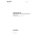 SONY KLV23HR1 Owner's Manual cover photo
