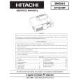 HITACHI SMO0505 Service Manual cover photo