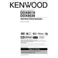 KENWOOD DDX8019 Owner's Manual cover photo