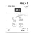 SONY WMEX614 Service Manual cover photo