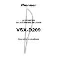 PIONEER VSX-D209/KCXJI Owner's Manual cover photo