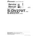 PIONEER S-DV270T/XTW/E Service Manual cover photo