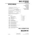 SONY MHCZX70DVD Service Manual cover photo