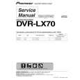 PIONEER DVR-LX70/TFXV Service Manual cover photo