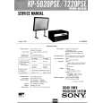 SONY KP-7220 Service Manual cover photo