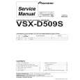 PIONEER VSX-D509S/KCXJI Service Manual cover photo