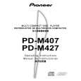 PIONEER PD-M407/RDXJ Owner's Manual cover photo