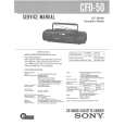SONY CFD50 Service Manual cover photo