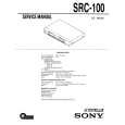 SONY SRC-100 Service Manual cover photo