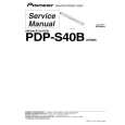 PIONEER PDP-S40B Service Manual cover photo