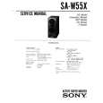 SONY SAW55X Service Manual cover photo