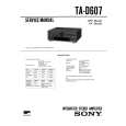 SONY TAD607 Service Manual cover photo