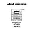 AKAI SR300 Service Manual cover photo