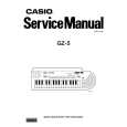 CASIO GZ5 Service Manual cover photo