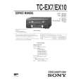 SONY TCEX10 Service Manual cover photo
