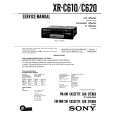 SONY XR-C610 Service Manual cover photo
