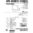 SONY KPR-46XBR15 Owner's Manual cover photo