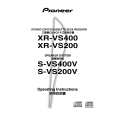 PIONEER XR-VS200/DBDXJ Owner's Manual cover photo