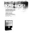 SONY KPR-41DS1 Owner's Manual cover photo