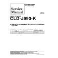 PIONEER CLD-J990 Service Manual cover photo