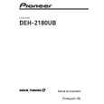 PIONEER DEH-2180UB/XF/BR Owner's Manual cover photo