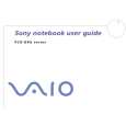SONY PCG-GRX616MP VAIO Owner's Manual cover photo