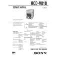 SONY HCDV818 Service Manual cover photo