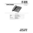 SONY ITD20 Service Manual cover photo