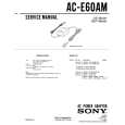 SONY AC-E60AM Service Manual cover photo