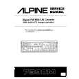 ALPINE 7390M Service Manual cover photo