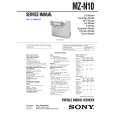 SONY MZN10 Service Manual cover photo