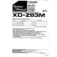 PIONEER XDZ63M/HB Service Manual cover photo